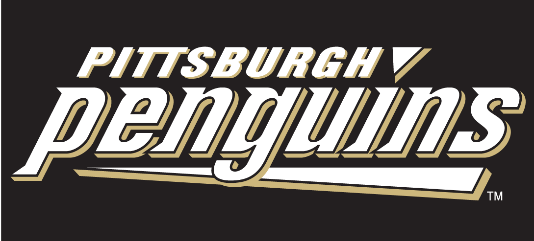 Pittsburgh Penguins 2002 03-2008 09 Wordmark Logo iron on paper